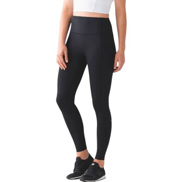 LULULEMON ATHLETICA Like Nothing 7/8 Tight In Black Size 12 - Picture 1 of 6
